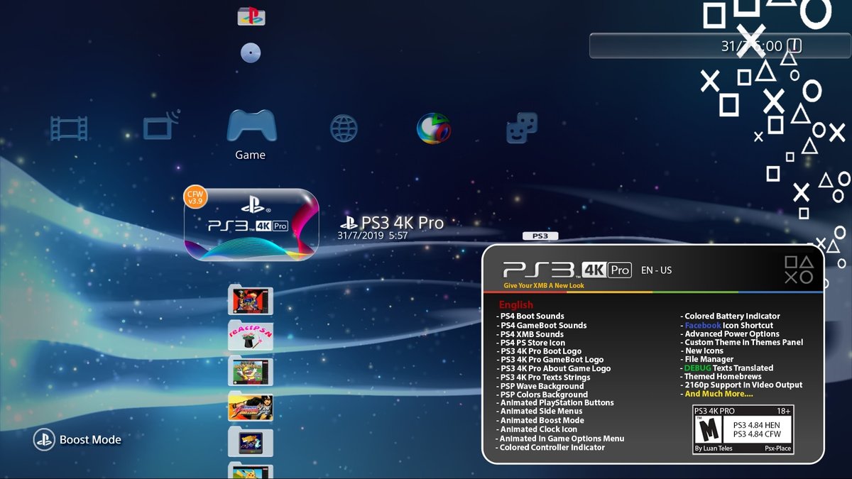 PS3 - PS3 In-Game Menu