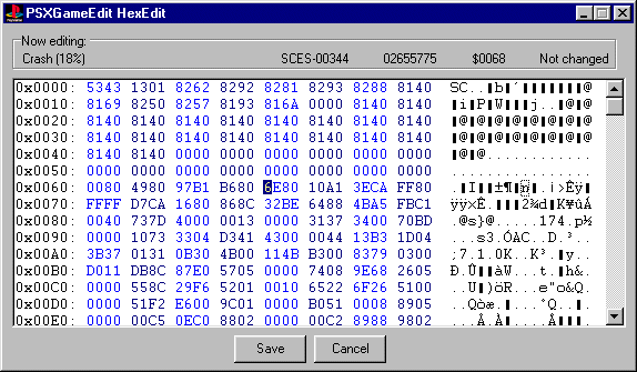 PSXGameEdit (PSXGE) - PS2 - Dekazeta